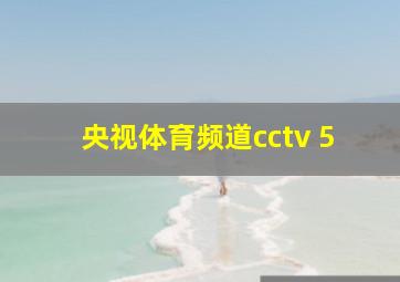 央视体育频道cctv 5